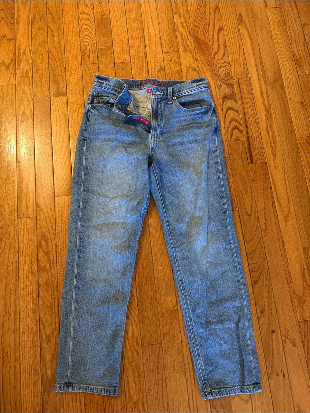 Lucky Brand Women’s Straight Leg Jeans — Light Blue Wash